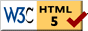 Valid HTML 5